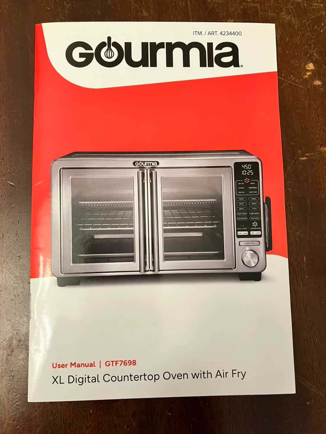 Gourmia XL Digital Countertop Oven with Air Fry GTF7698 - photo 2
