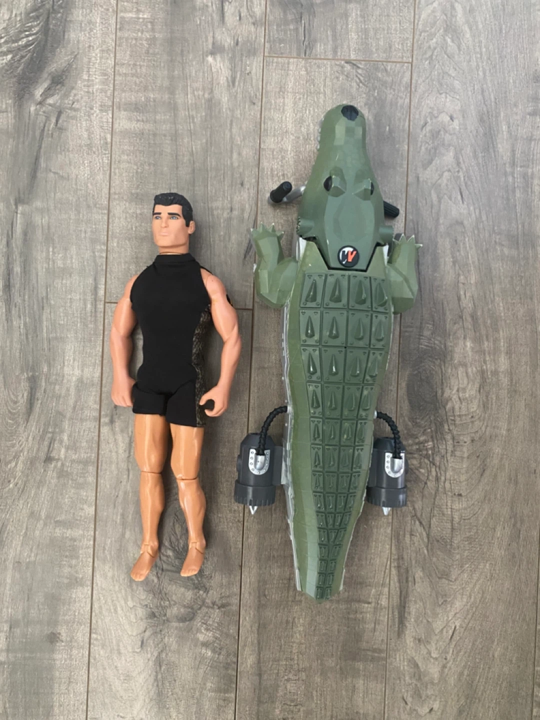 Action Man Crocodile Mission Year 2000 Hasbro Length 40cm