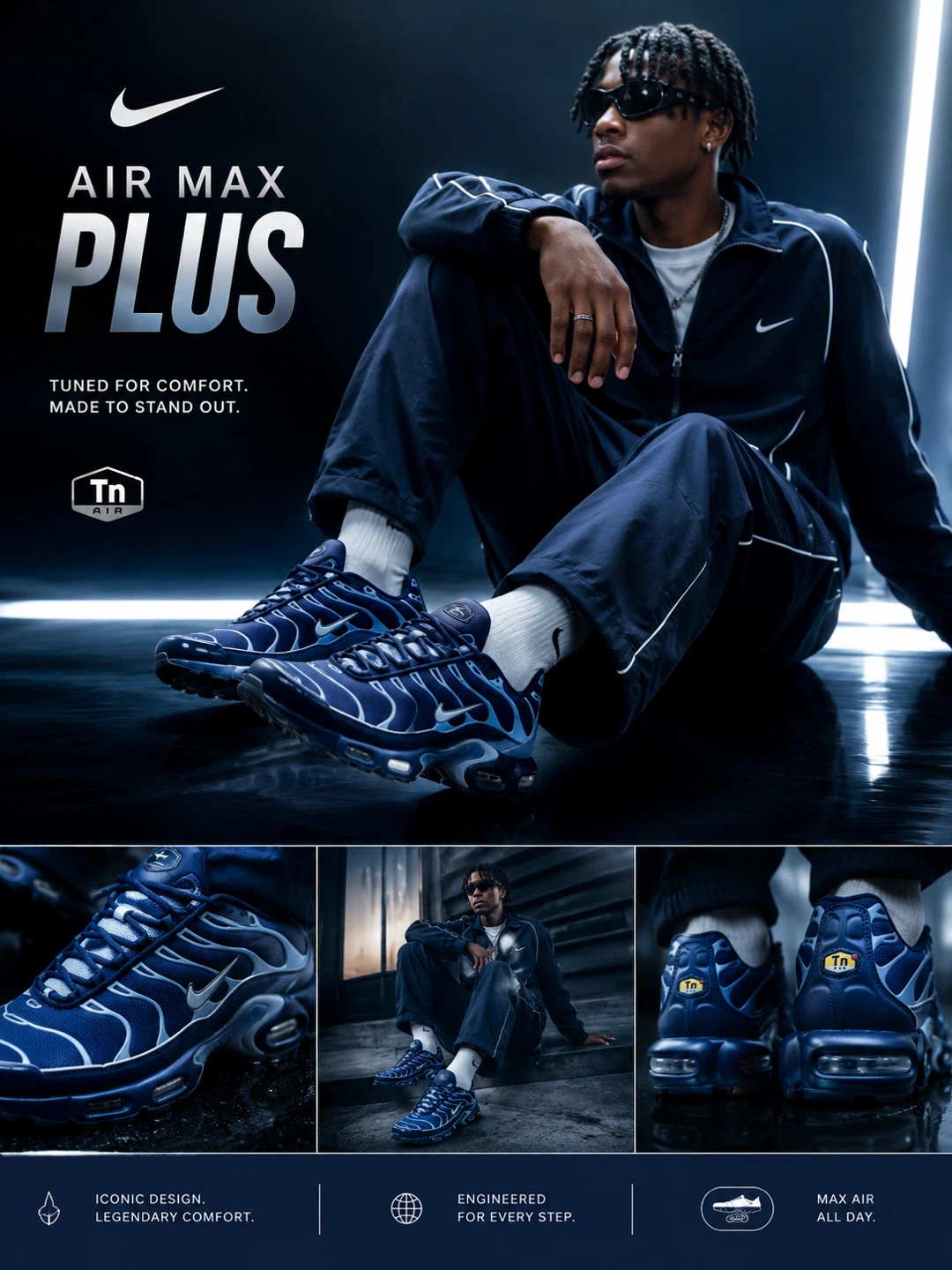 Nike Air Max Plus Men's Sneakers Size 9,10,11 - photo 2