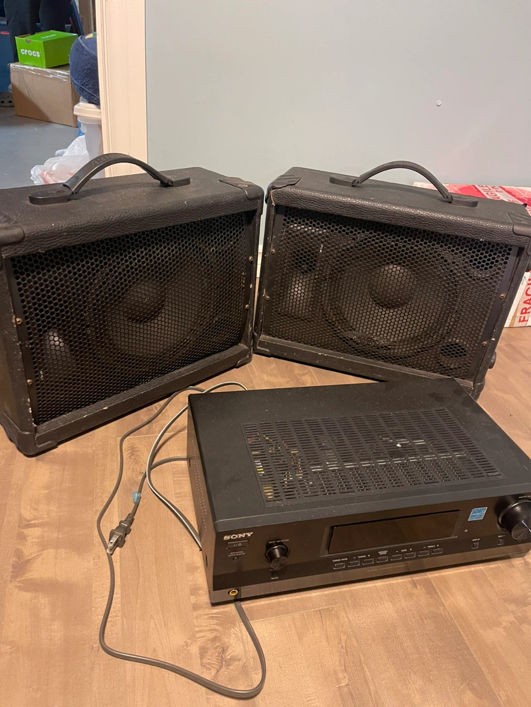 Sony Audio Control Center with 2 Speakers