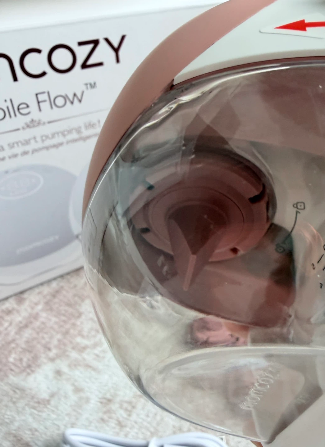 Momcozy Mobile Flow M9 Wearable Breast Pump - Pink - photo 3