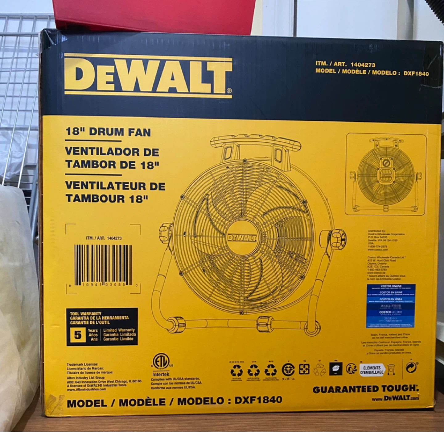 Heavy Duty Floor Fan - photo 2