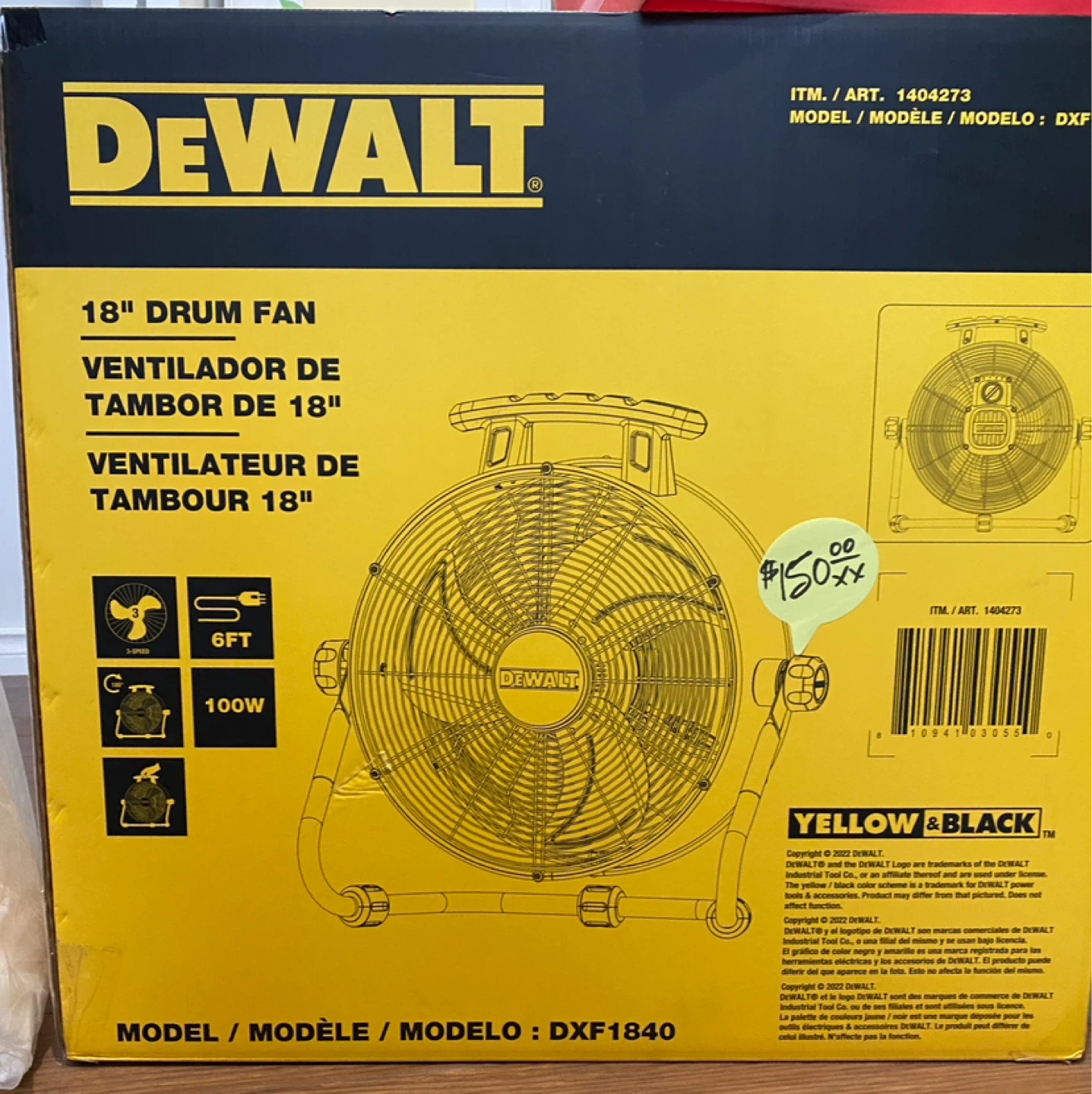 Heavy Duty Floor Fan