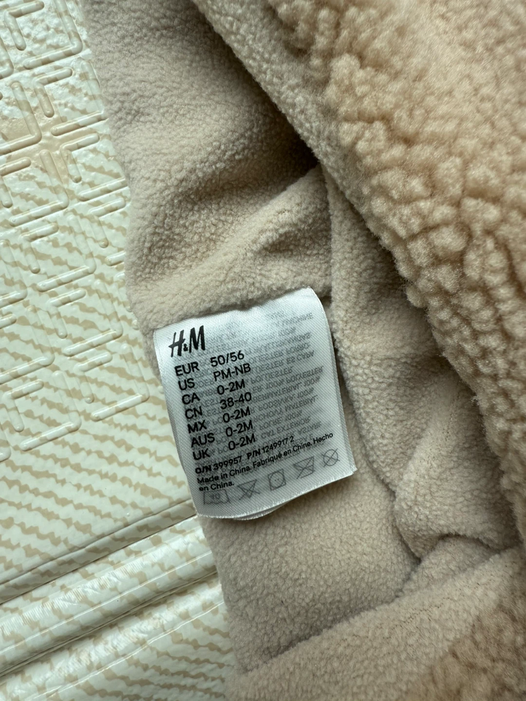 H&M Baby Winter Hat 0-2M - photo 2