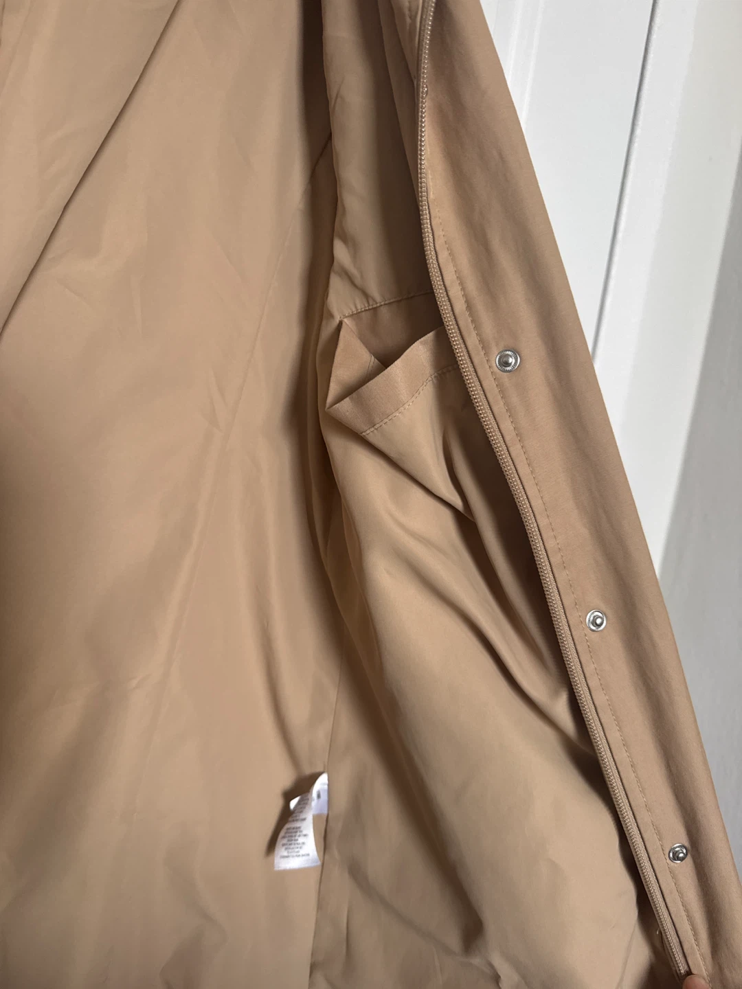 Calvin Klein Women's Tan Hooded Rain Jacket - Medium - photo 2