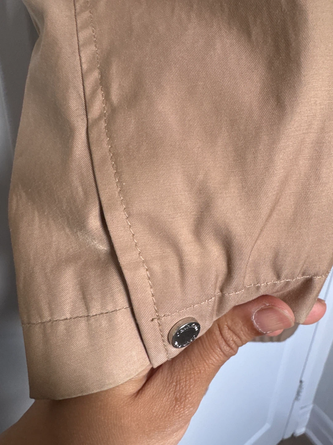 Calvin Klein Women's Tan Hooded Rain Jacket - Medium - photo 4