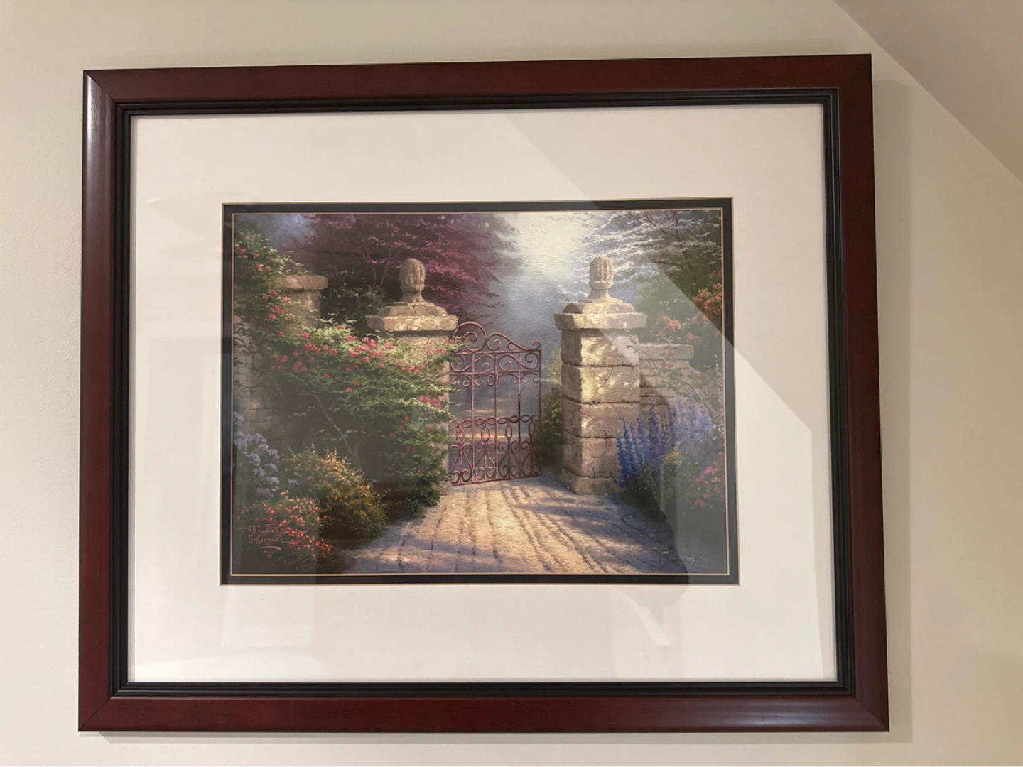 Thomas Kinkade "The Garden Gate" Framed Print