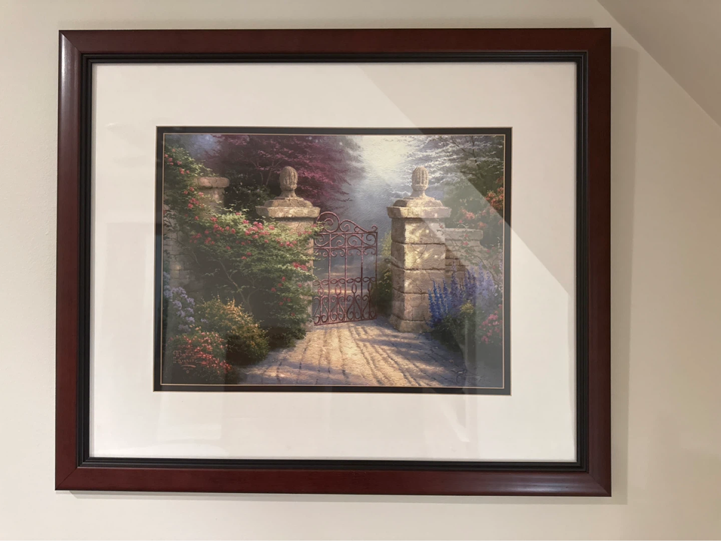 Thomas Kinkade "The Garden Gate" Framed Print - photo 2