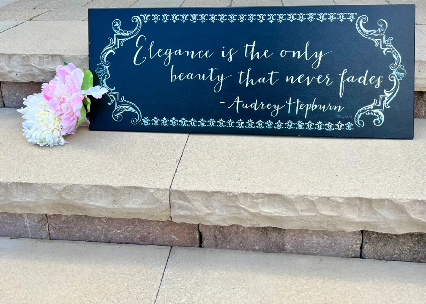 ELEGANCE IS THE ONLY BEAUTY THAT NEVER FADES