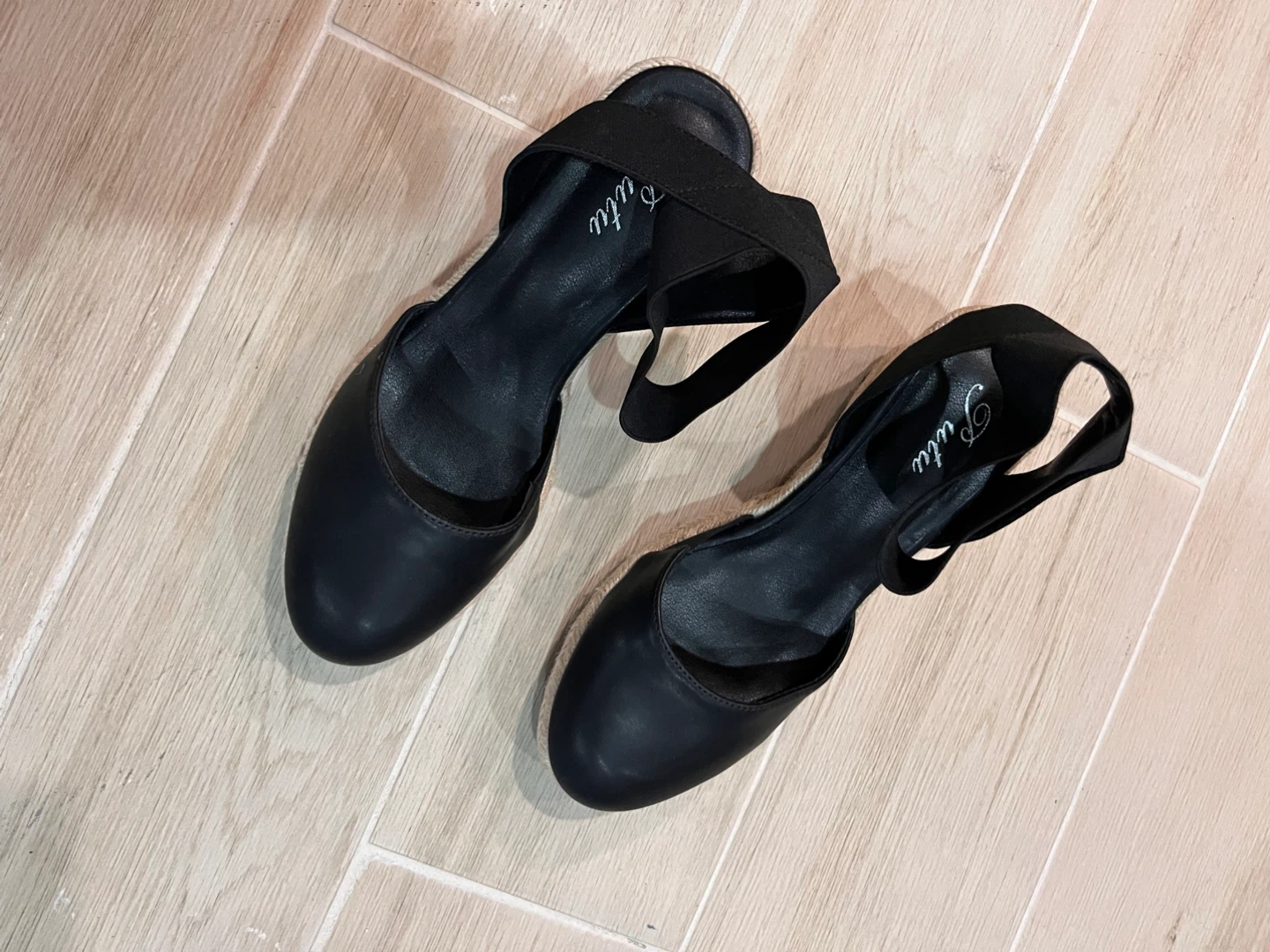 NEW Size 8.5 Putu Black Espadrille Wedge Sandals - photo 4