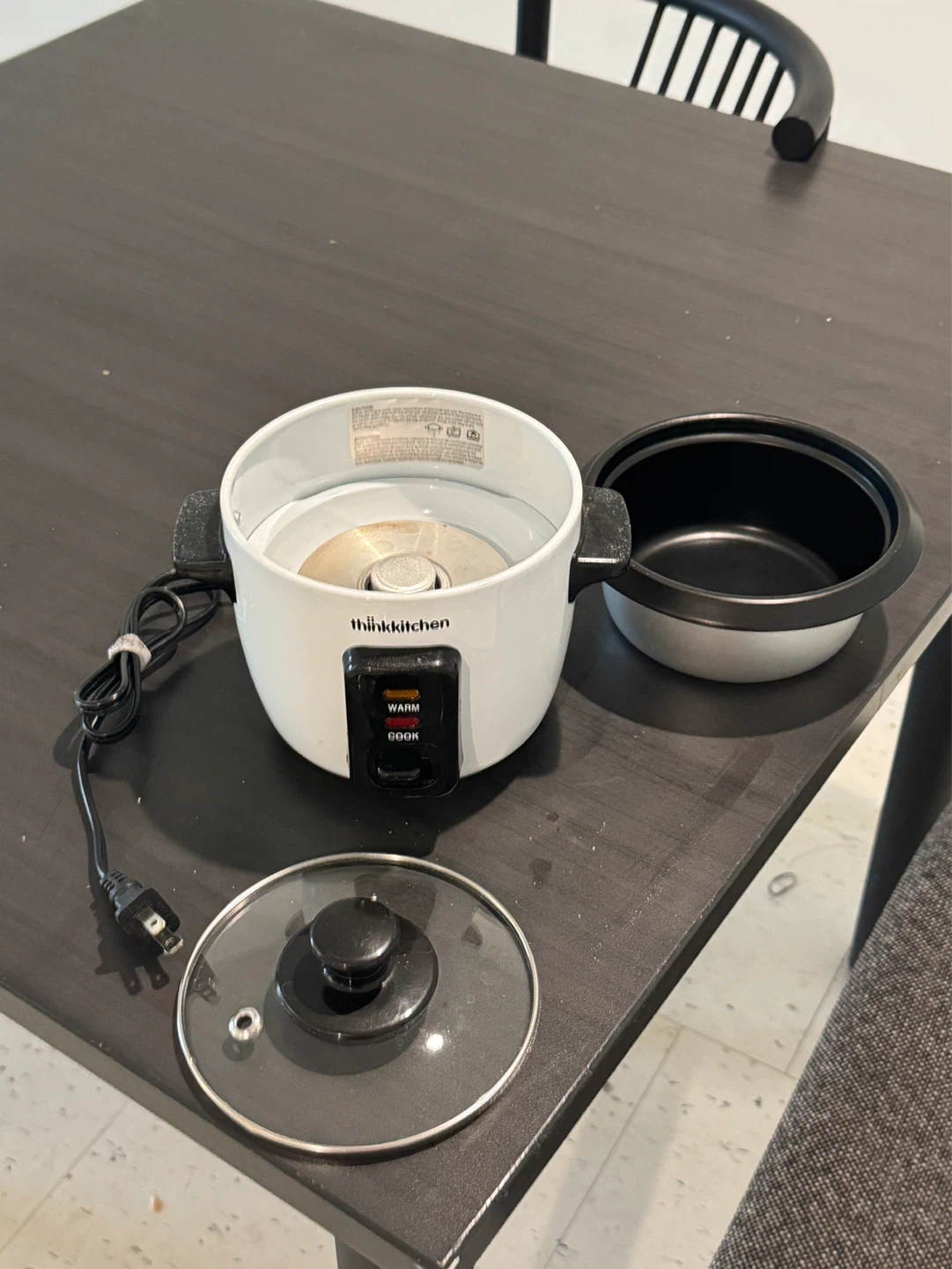 Thinkkitchen White Rice Cooker - photo 2