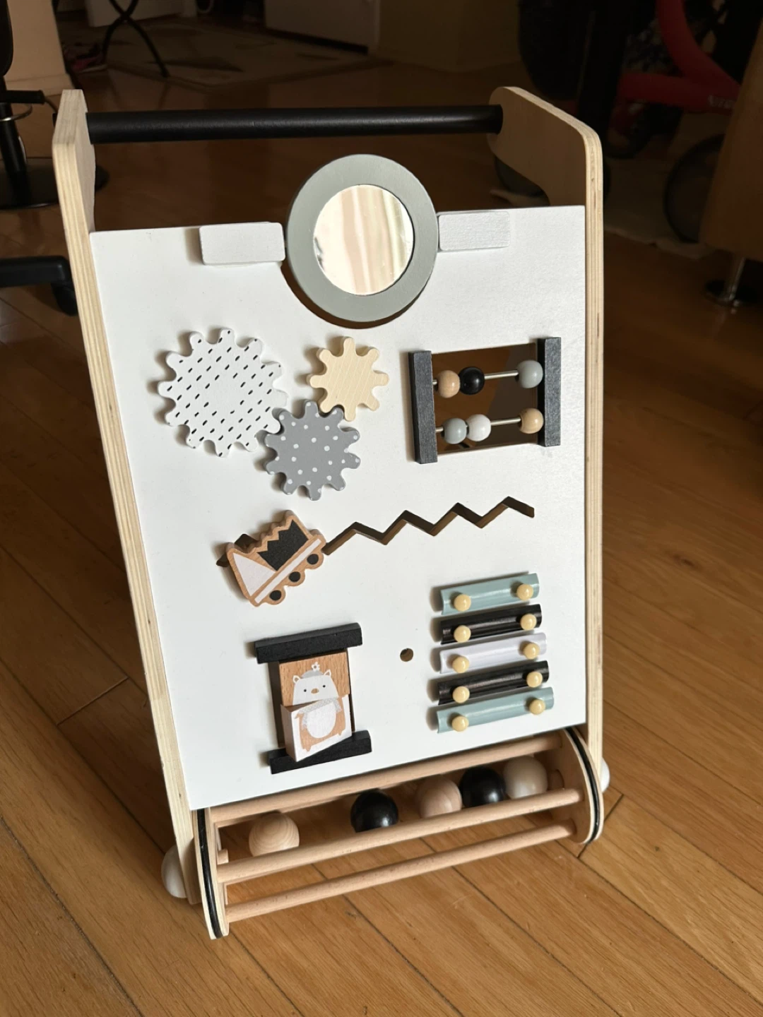 Wooden Activity Walker for Toddlers