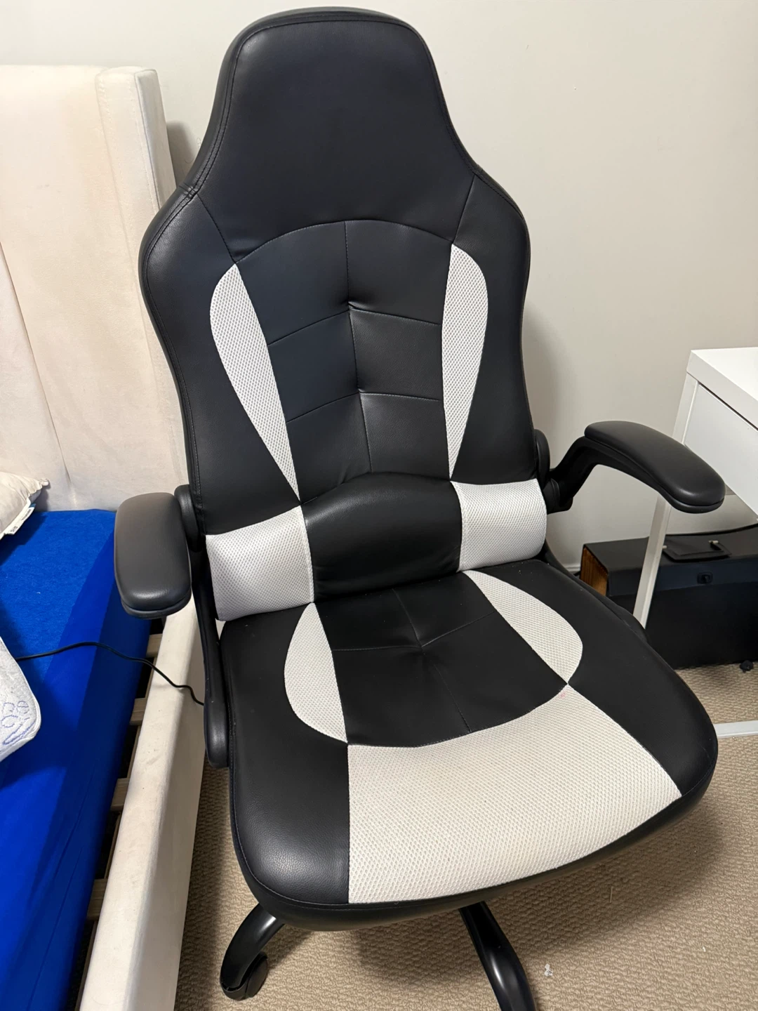 Black and White Gaming Chair
