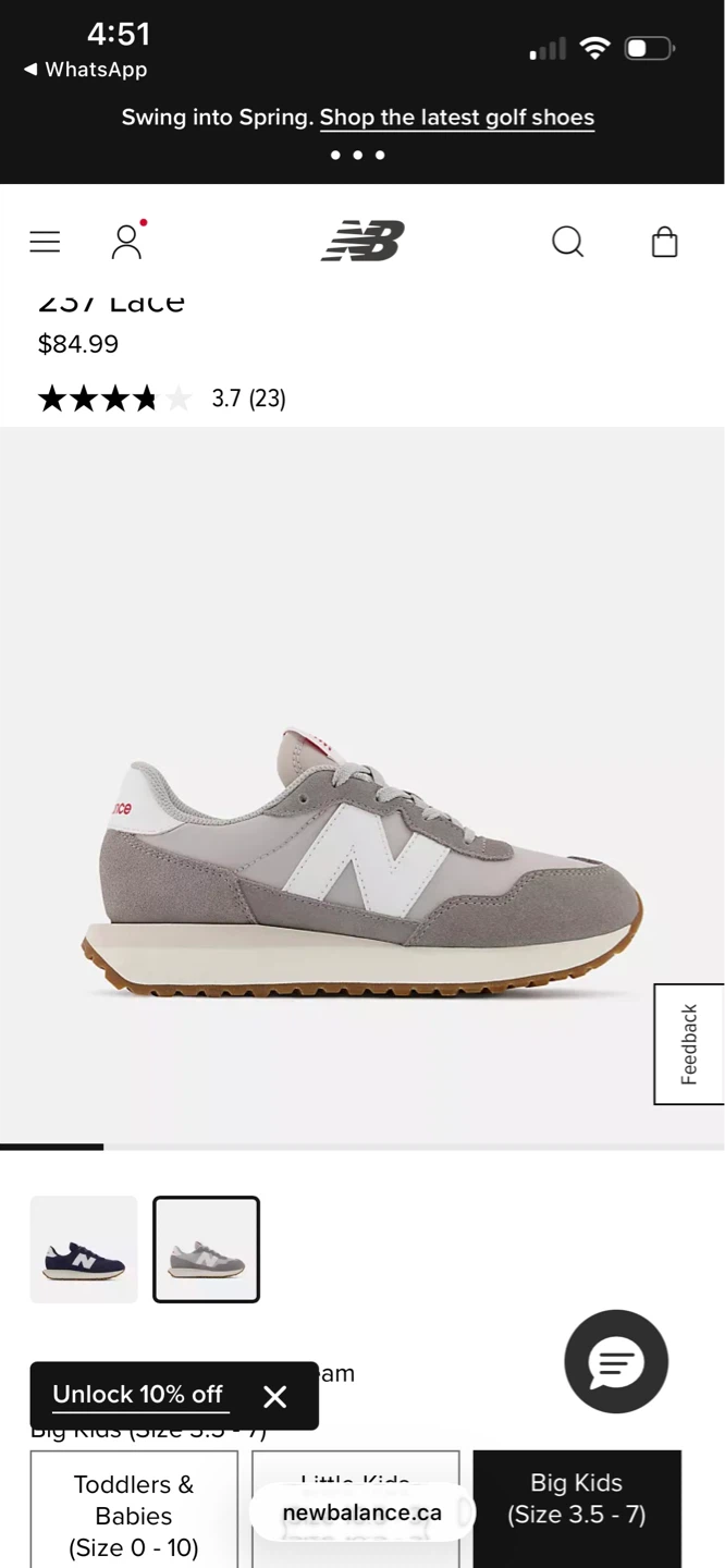 New Balance 237 Lace Big Kids Shoes