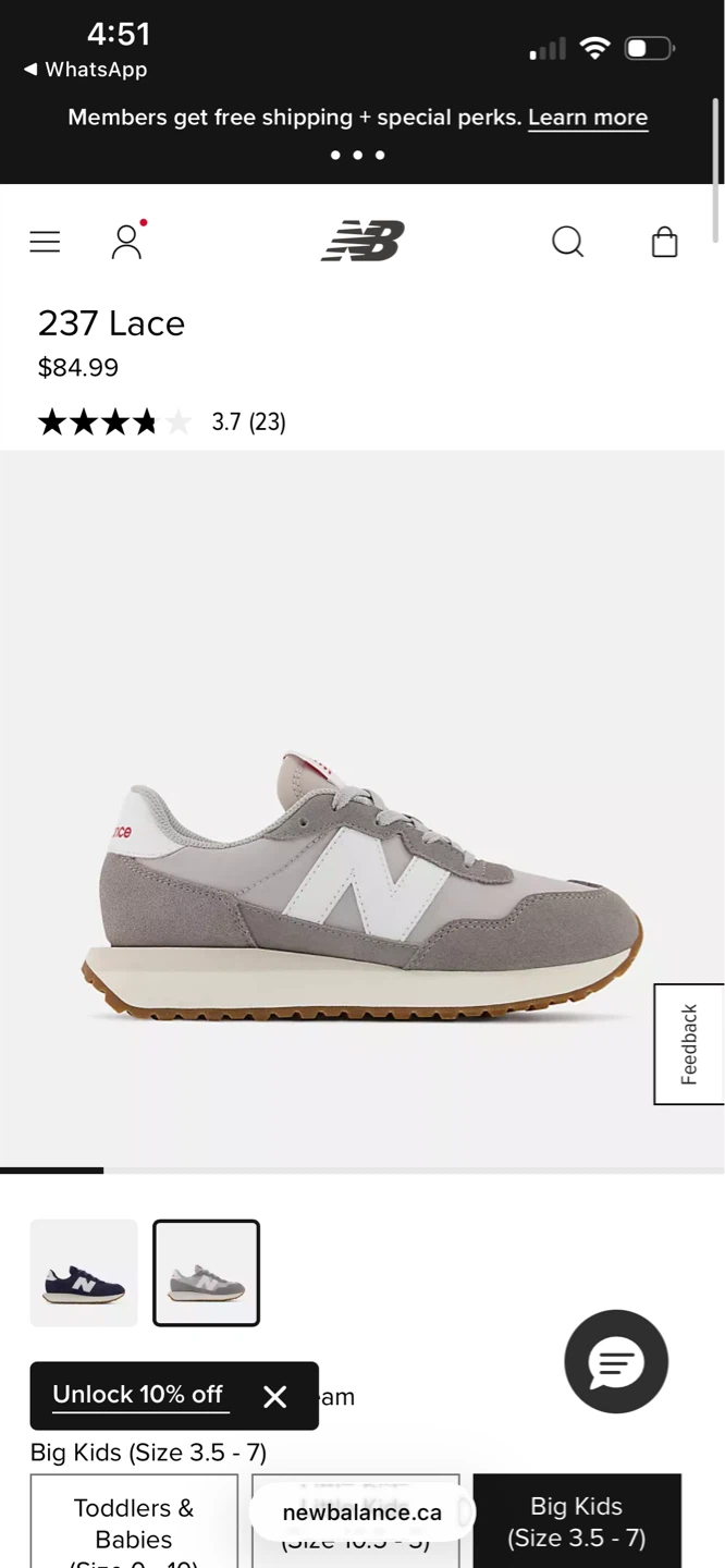 New Balance 237 Lace Big Kids Shoes - photo 2