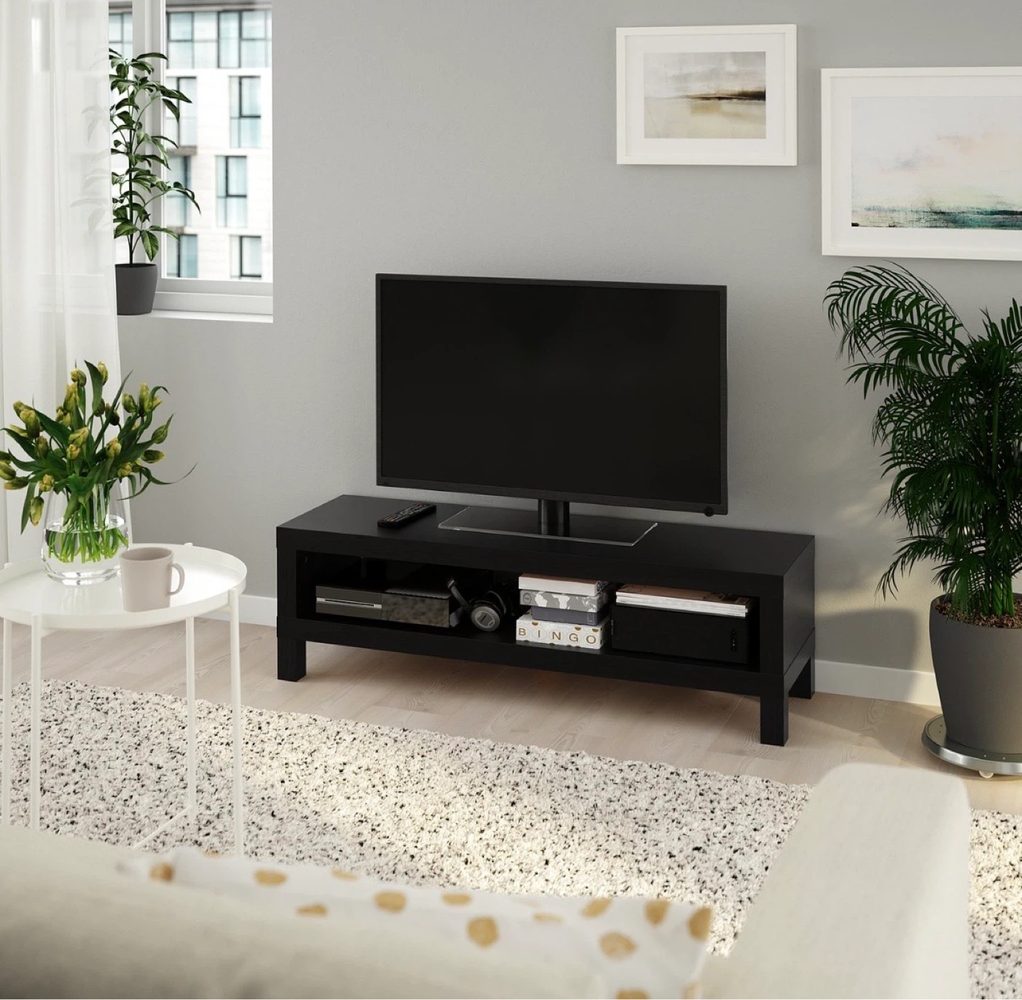 IKEA LACK TV Bench - Like New! - photo 2