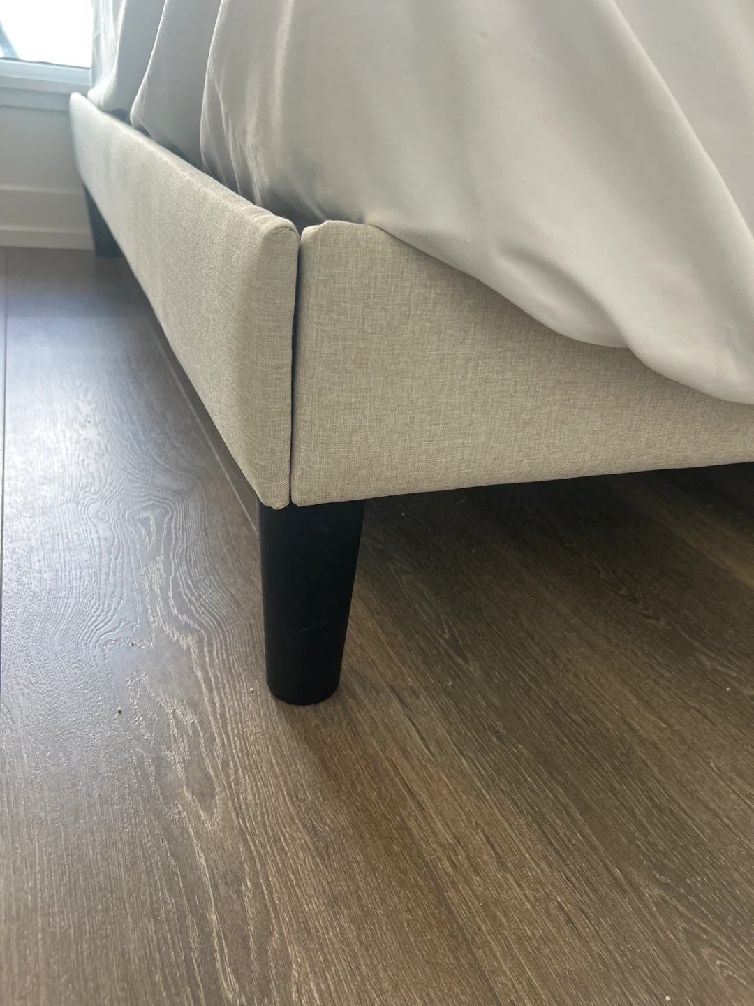 ❗️❗️MUST GO❗️❗️Beige  Bed Frame + Mattress - photo 5