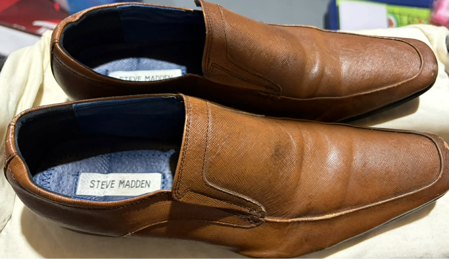 Steve Madden Brown Slip-On Loafers