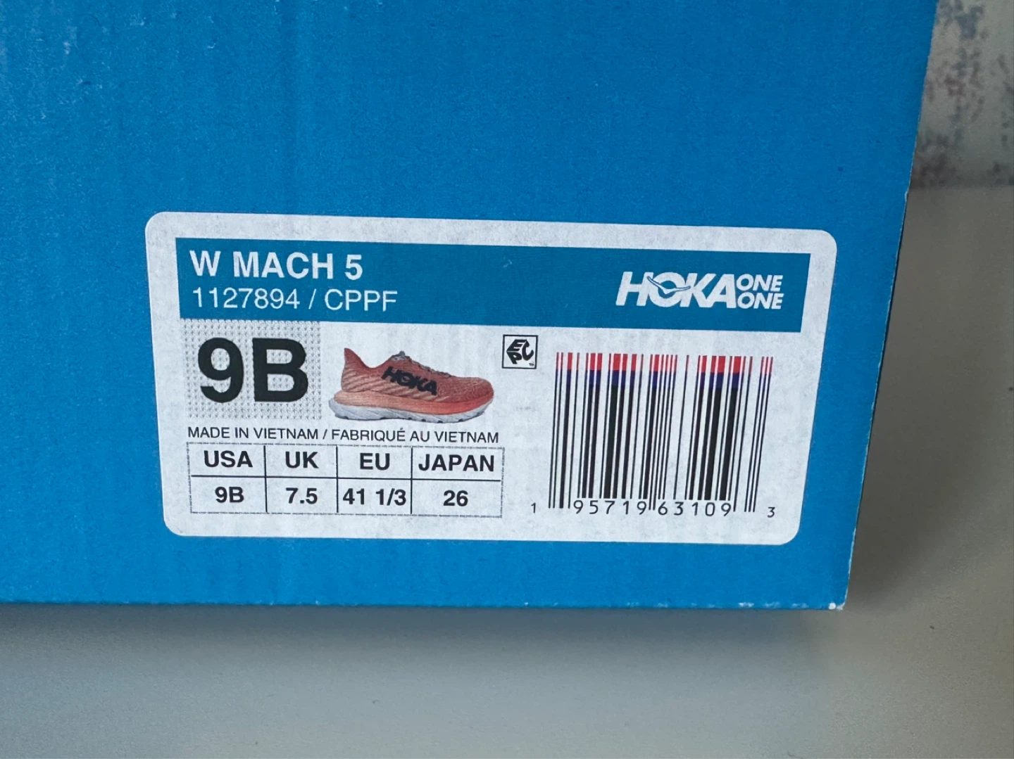 Hoka W Mach 5 Running Shoes - Size 9B - photo 2
