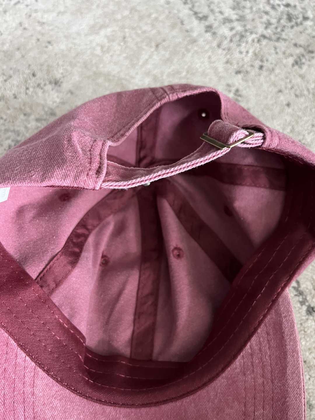 Burgundy Baseball Cap "absolutely not" - photo 2