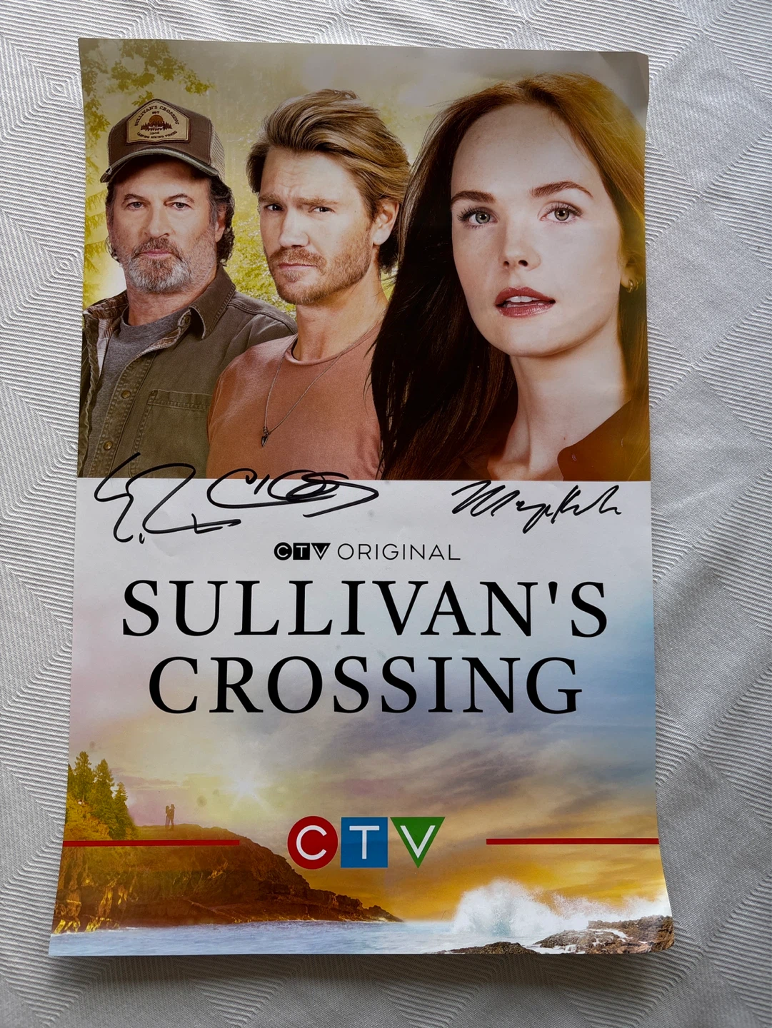 Signed by Casts Sullivan's Crossing Poster