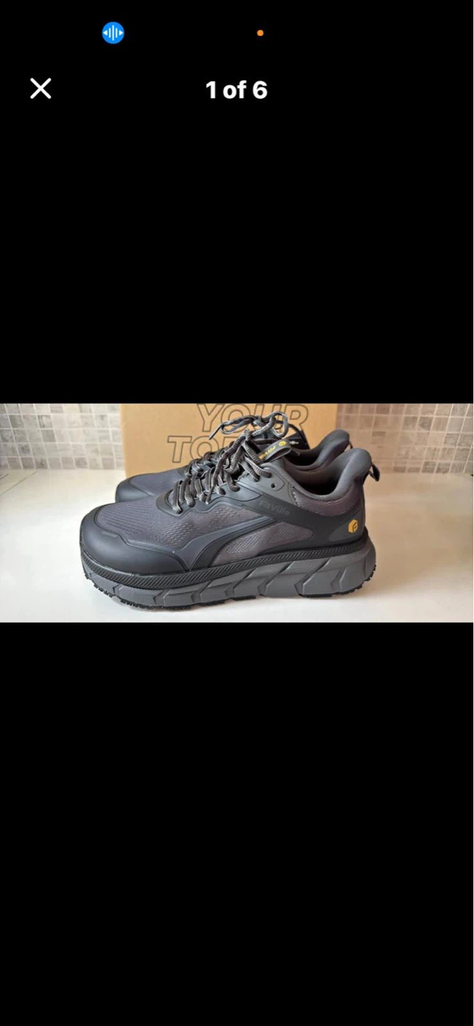 FitVille Black Running Shoes