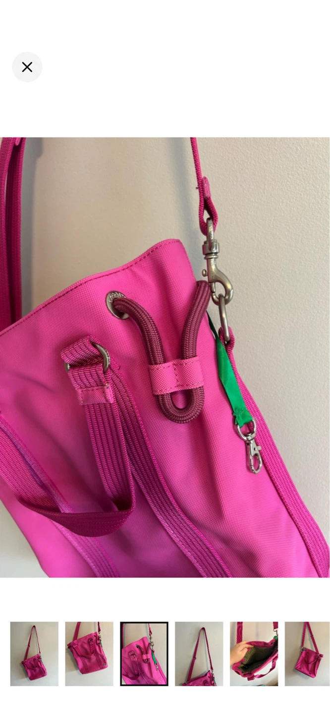 Lacoste Pink Tote Bag with Shoulder Strap - photo 3
