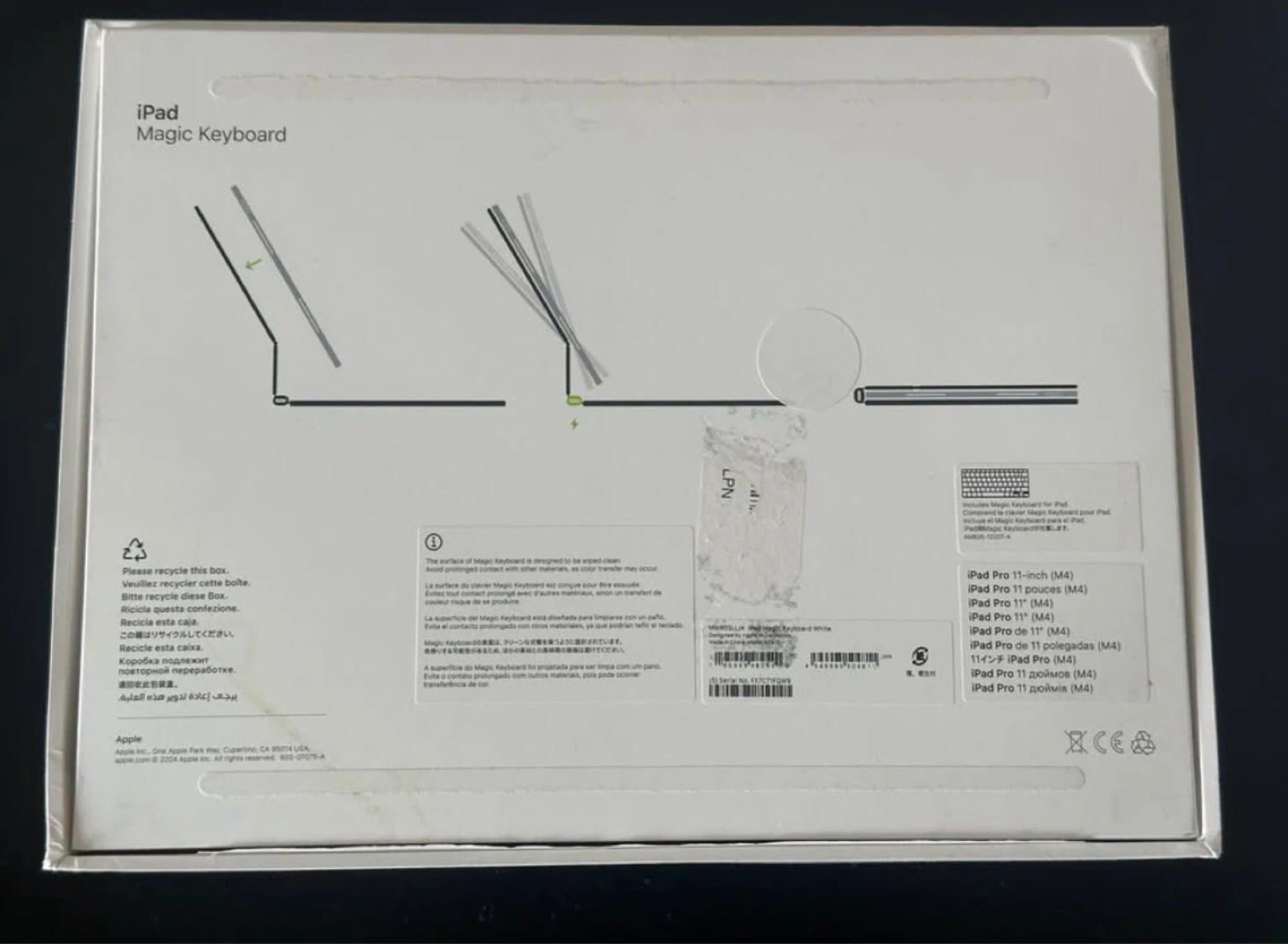 Apple iPad Magic Keyboard for 11-inch iPad Pro (M3/4) - photo 5