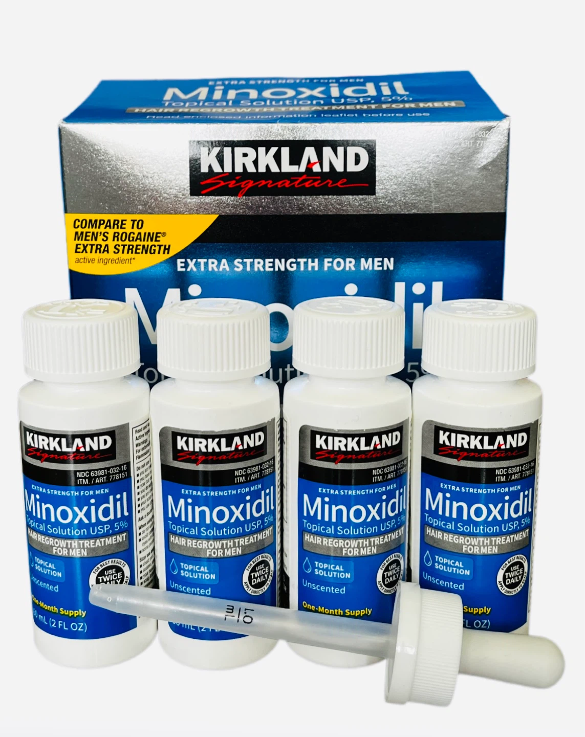 Minoxidil 5% (4 bottles)