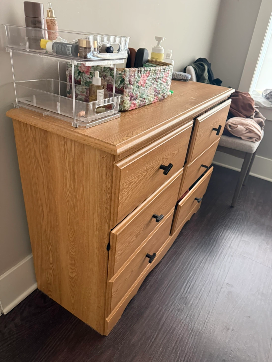 Wooden 6-Drawer Dresser - photo 2