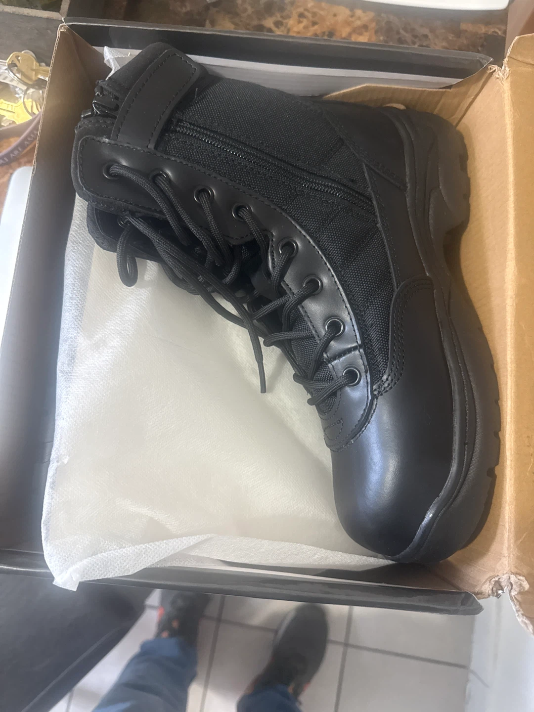 North8 Trooper-Steel Black Boots - US 8