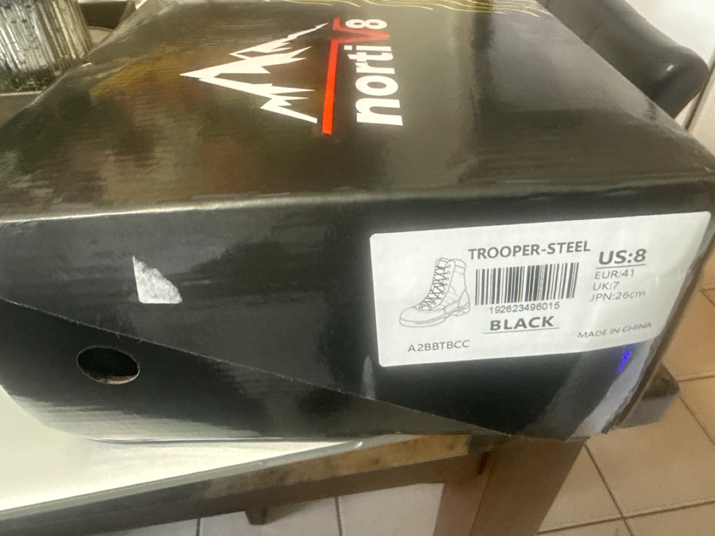 North8 Trooper-Steel Black Boots - US 8 - photo 2