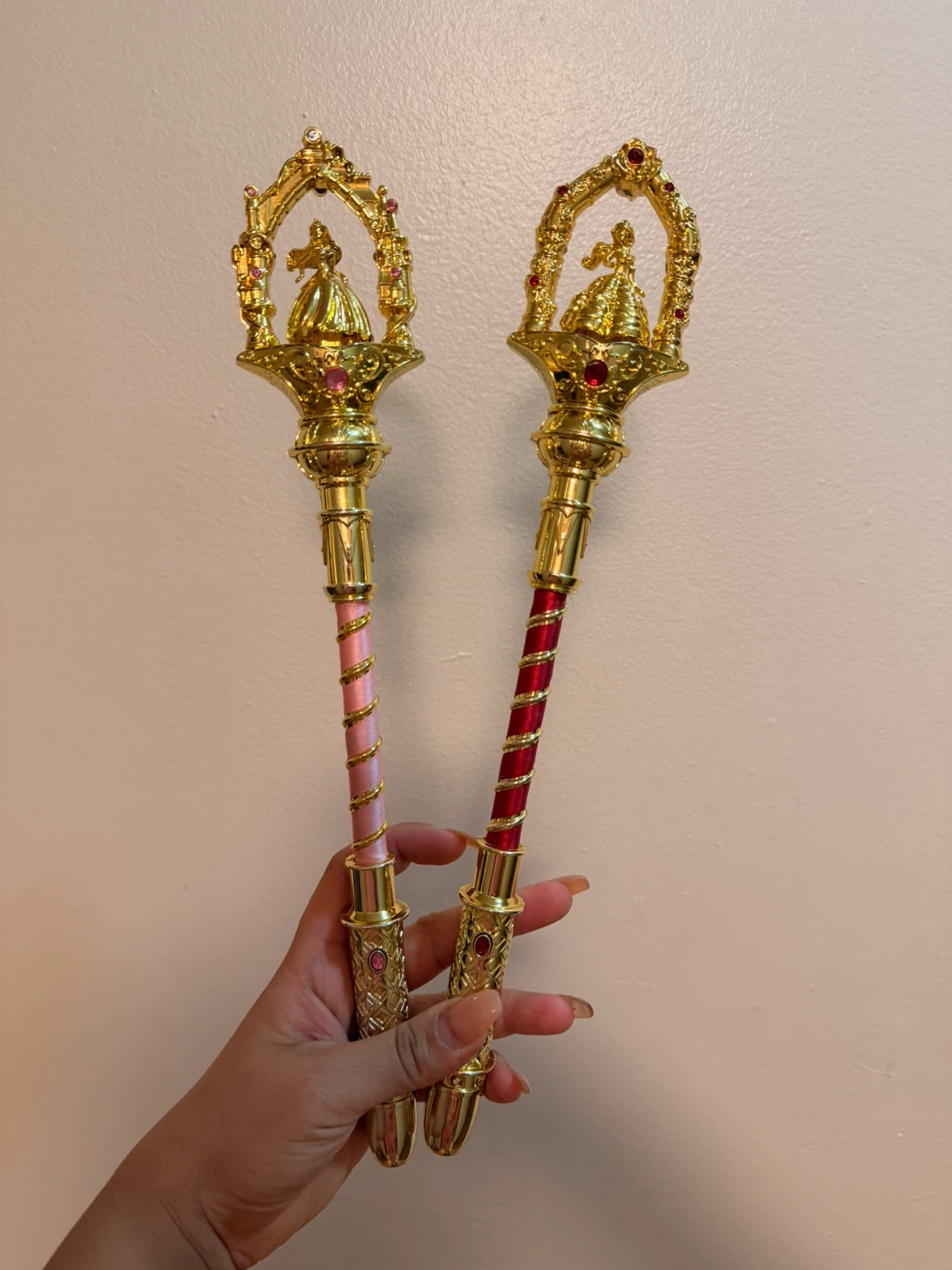 Set of 2 Princess Wands with Lights
