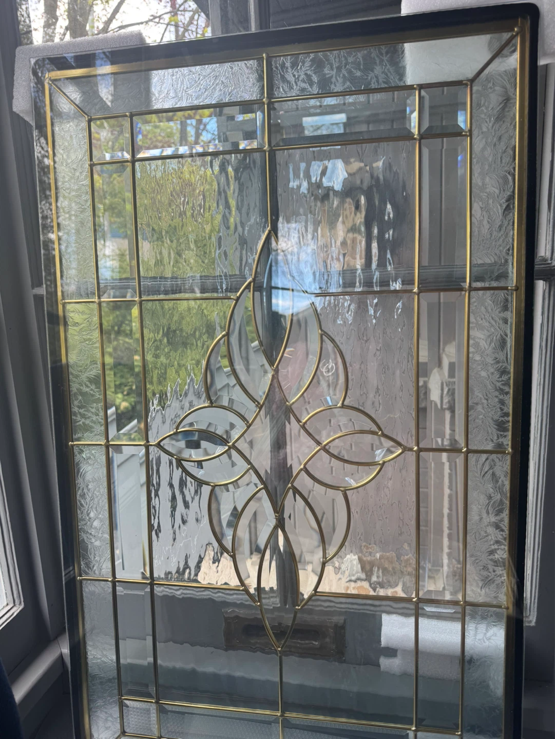 Stained Glass door insert 22”x46”
