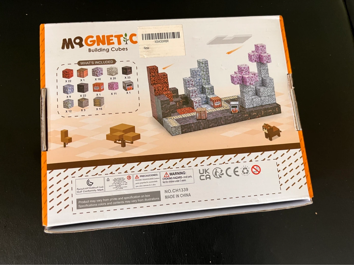 NEW Magnetic Minecraft-Themed Building Cubes - 160 pcs - photo 4