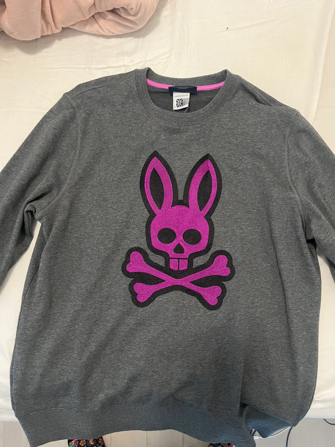 Psycho Bunny Grey Crewneck Sweatshirt