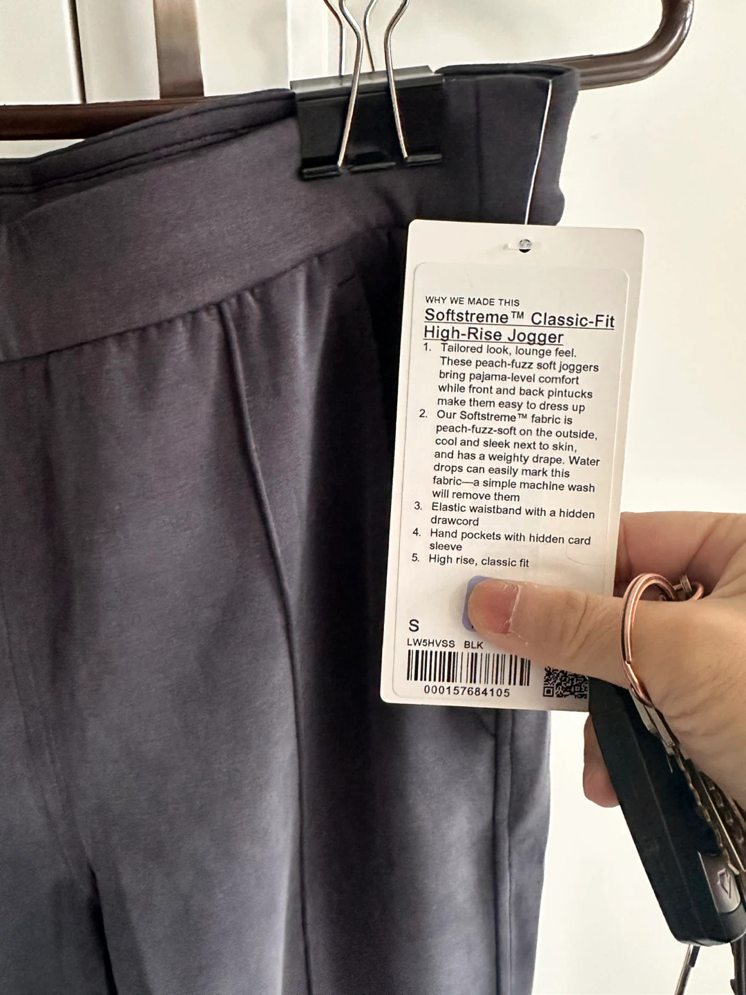 Lululemon Softstreme Classic-Fit High-Rise Jogger Pants Size S - photo 5