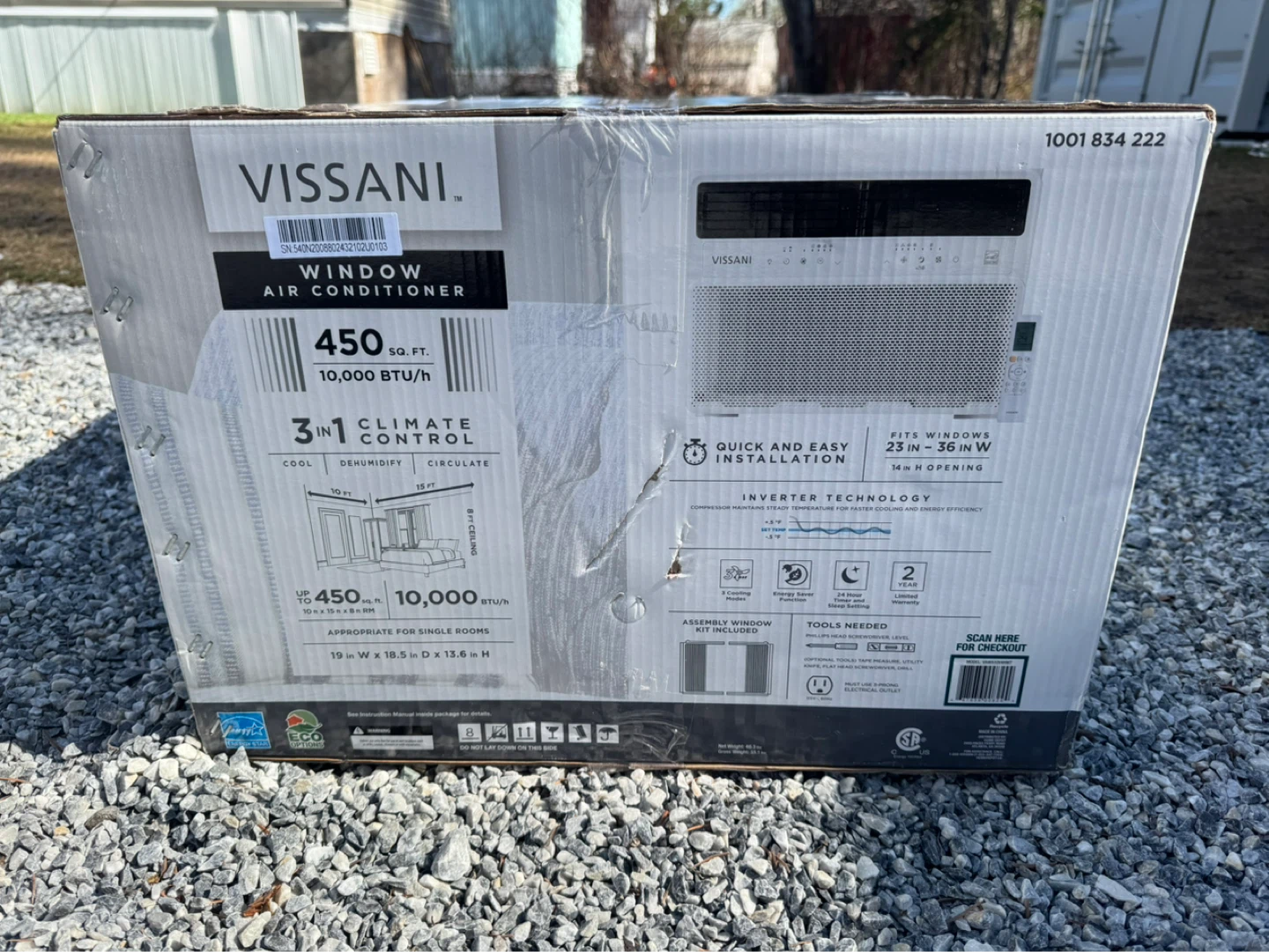 VISSANI Window Air Conditioner 10,000 BTU/h - photo 2