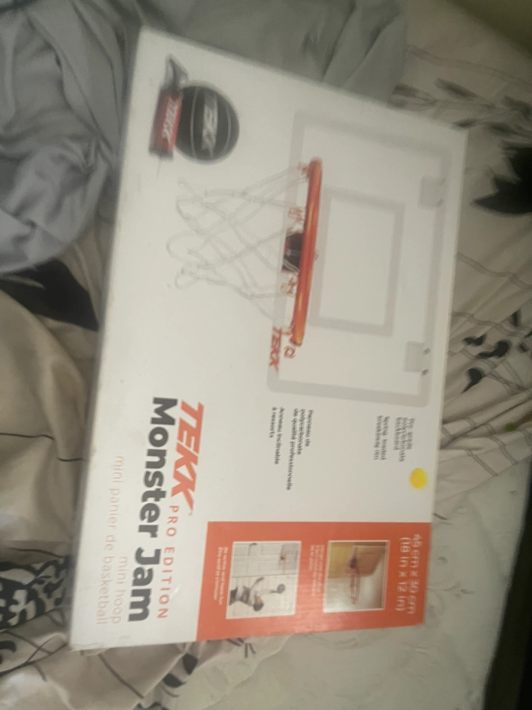 TEKK Pro Edition Monster Jam Mini Hoop Basketball Set