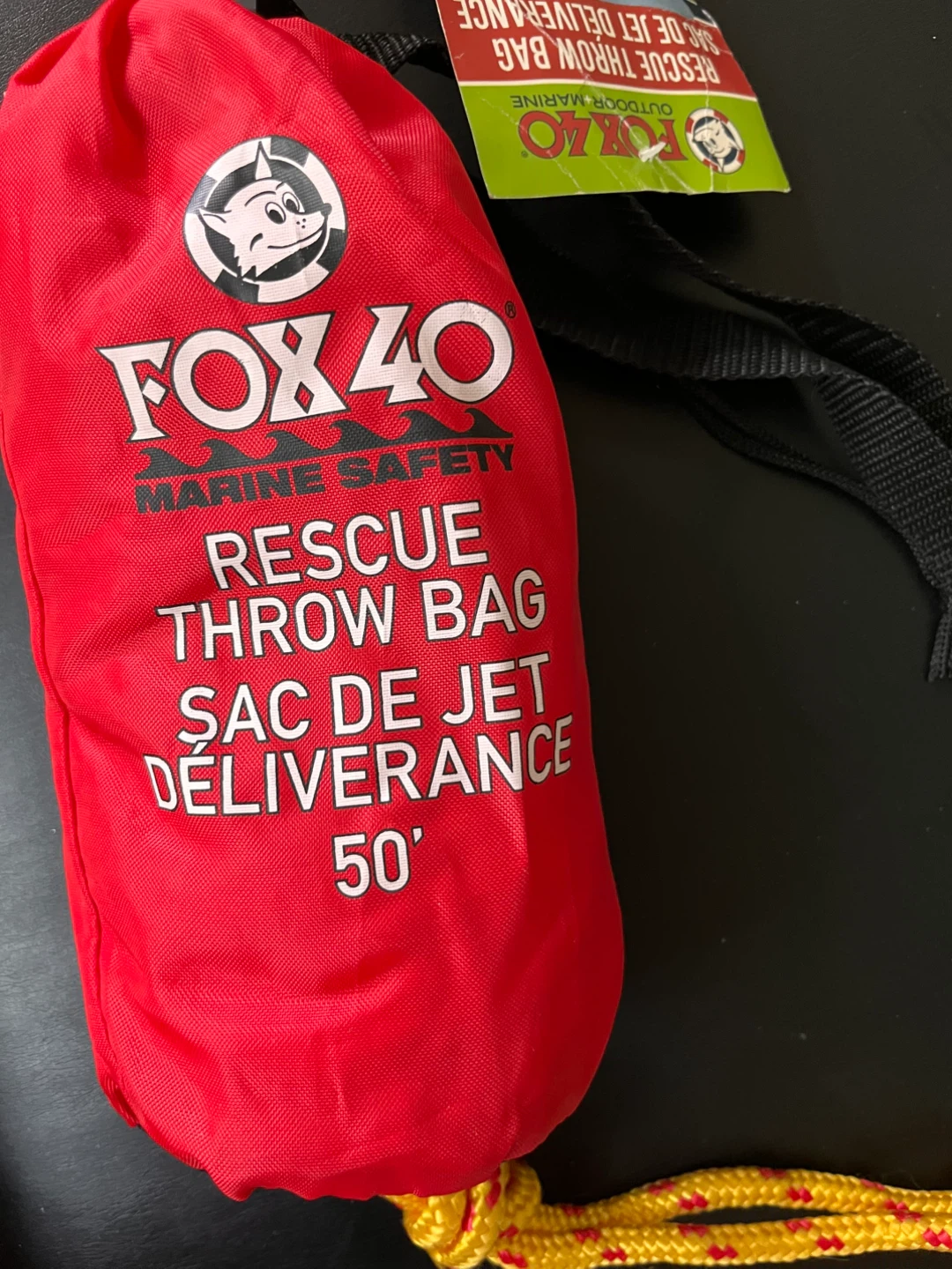 Fox 40 Marine Safety Rescue Throw Bag 50'