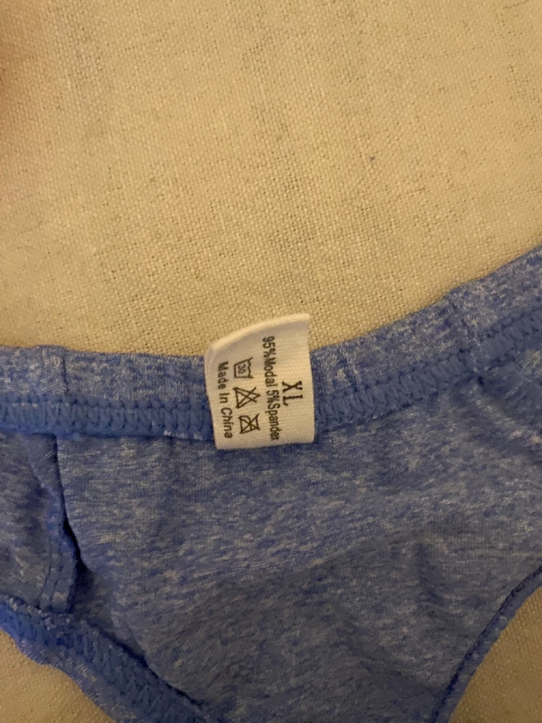 IKINGSKY Men's Thong Underwear XL Blue - photo 3