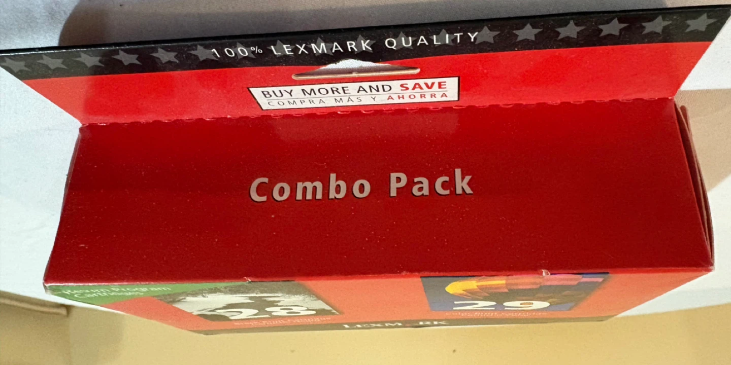 Lexmark 28 Black & 29 Color Combo Pack Print Cartridges - photo 4