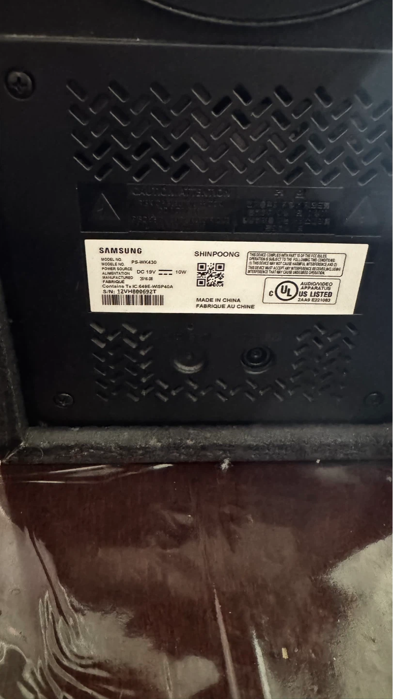 Samsung HW-K430/ZC Soundbar and Subwoofer - photo 4