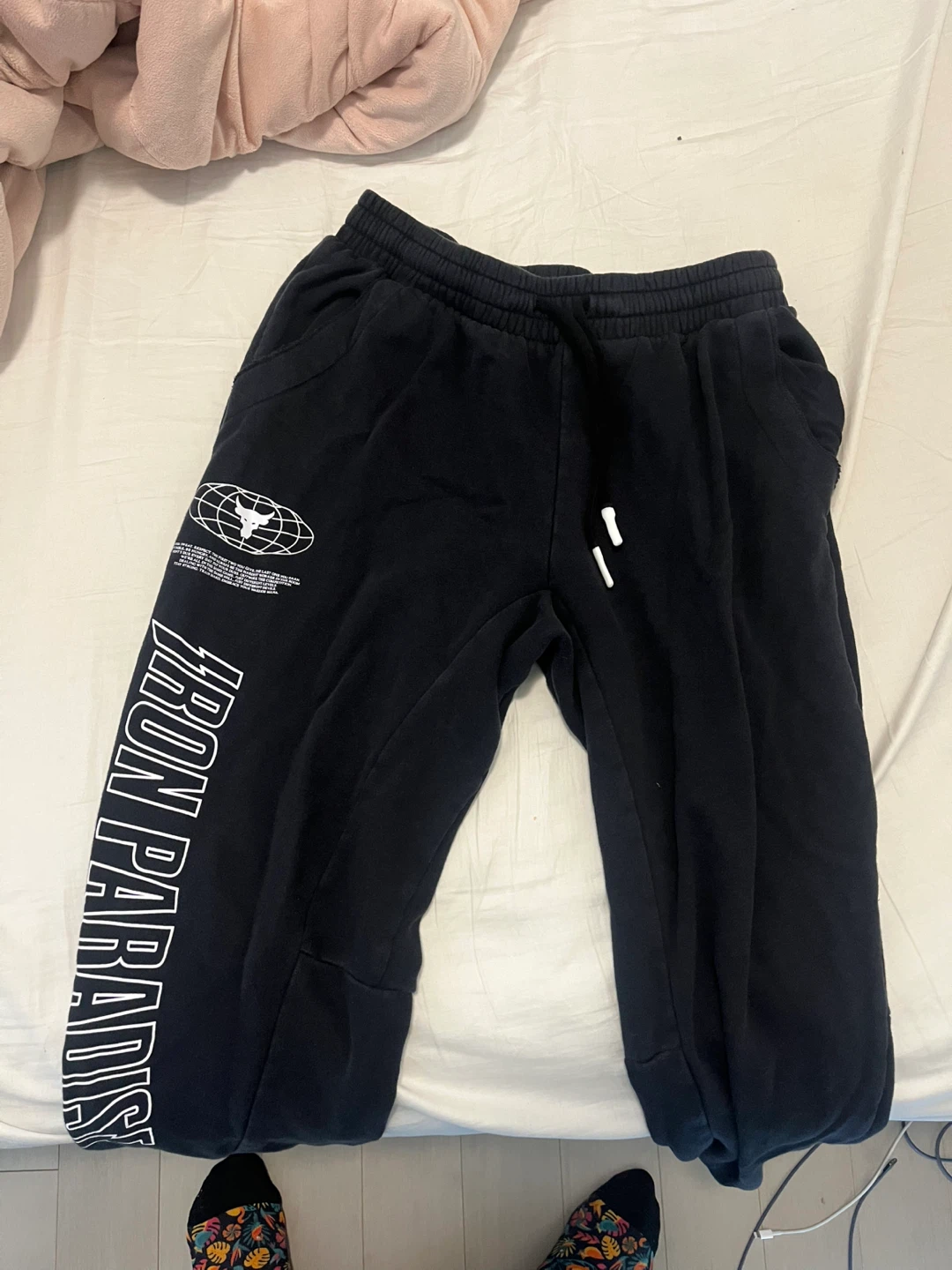 Black Project Rock Iron Paradise Joggers
