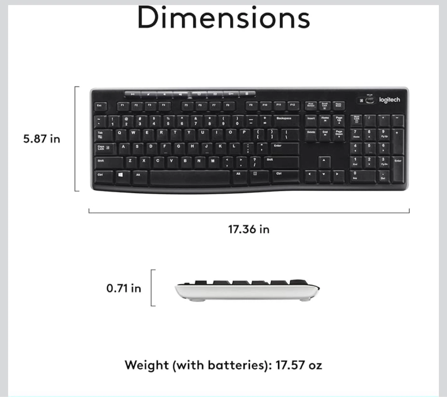 Logitech K270 Wireless Keyboard | Brand New In Box - photo 5