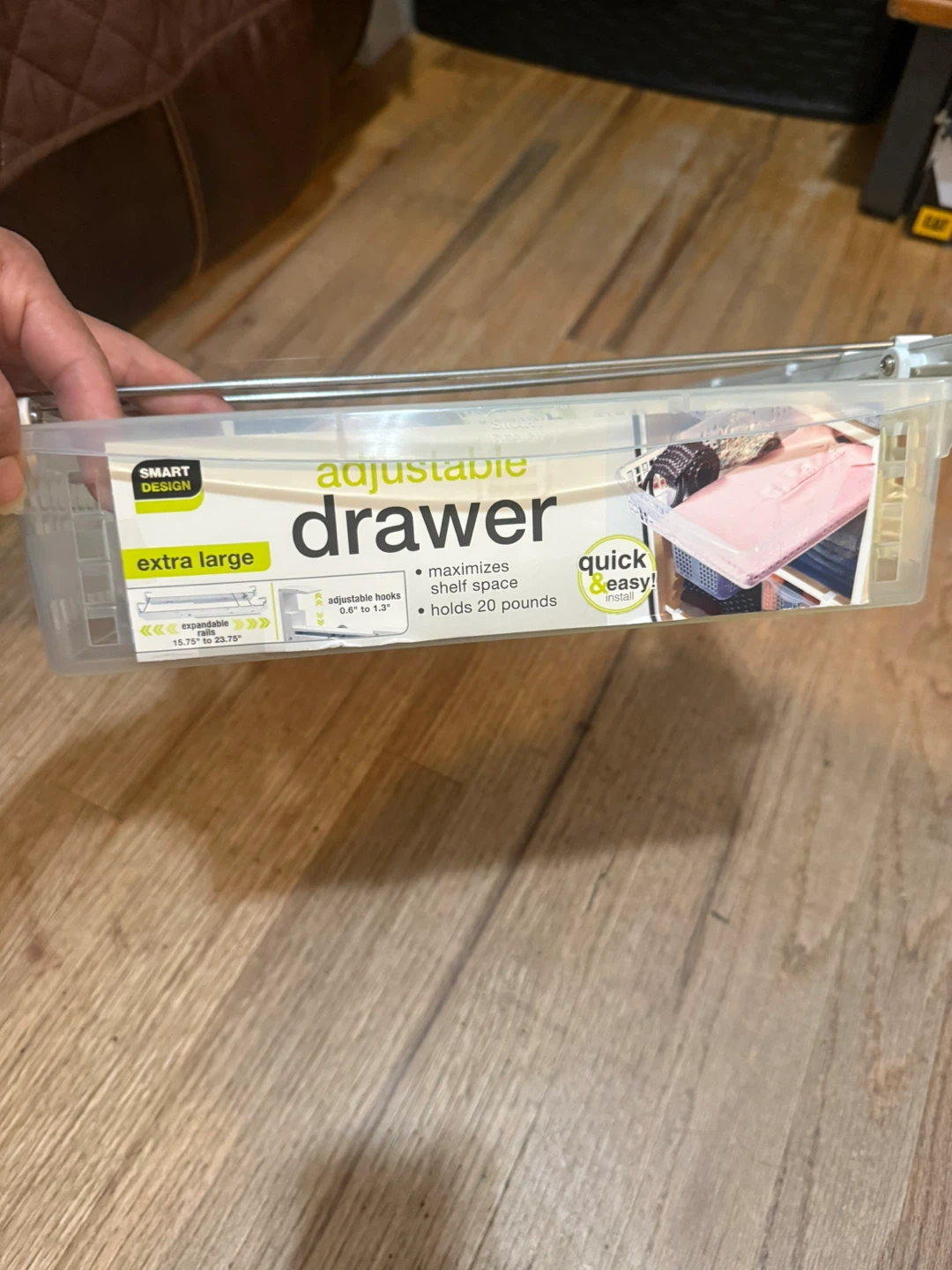 Smart Design Adjustable Drawer Organizer - Extra Large