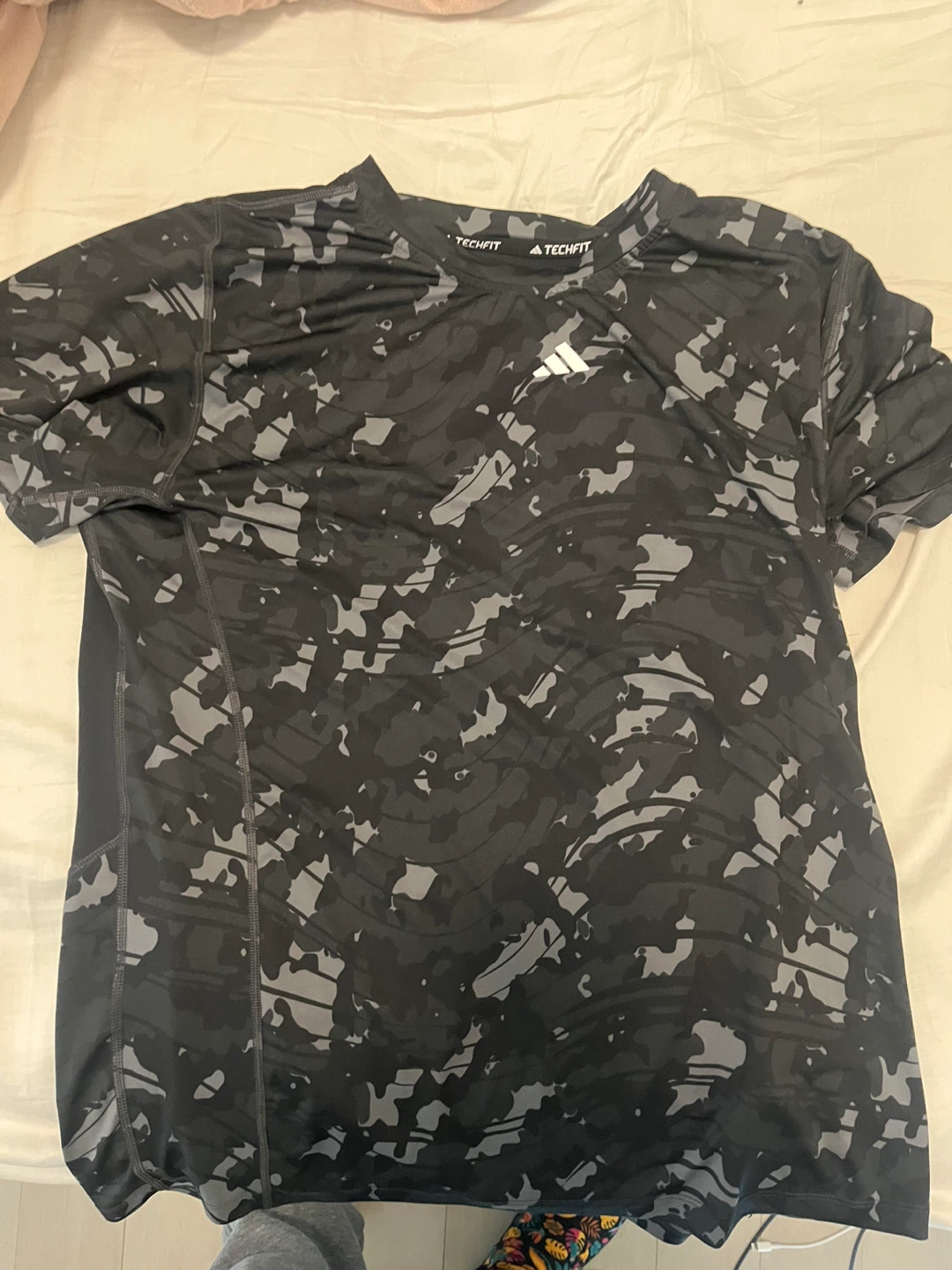Adidas Techfit Camo Compression T-Shirt