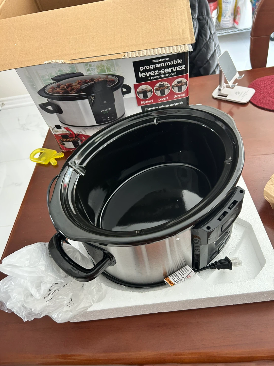 Crock-Pot Programmable Lift & Serve Slow Cooker