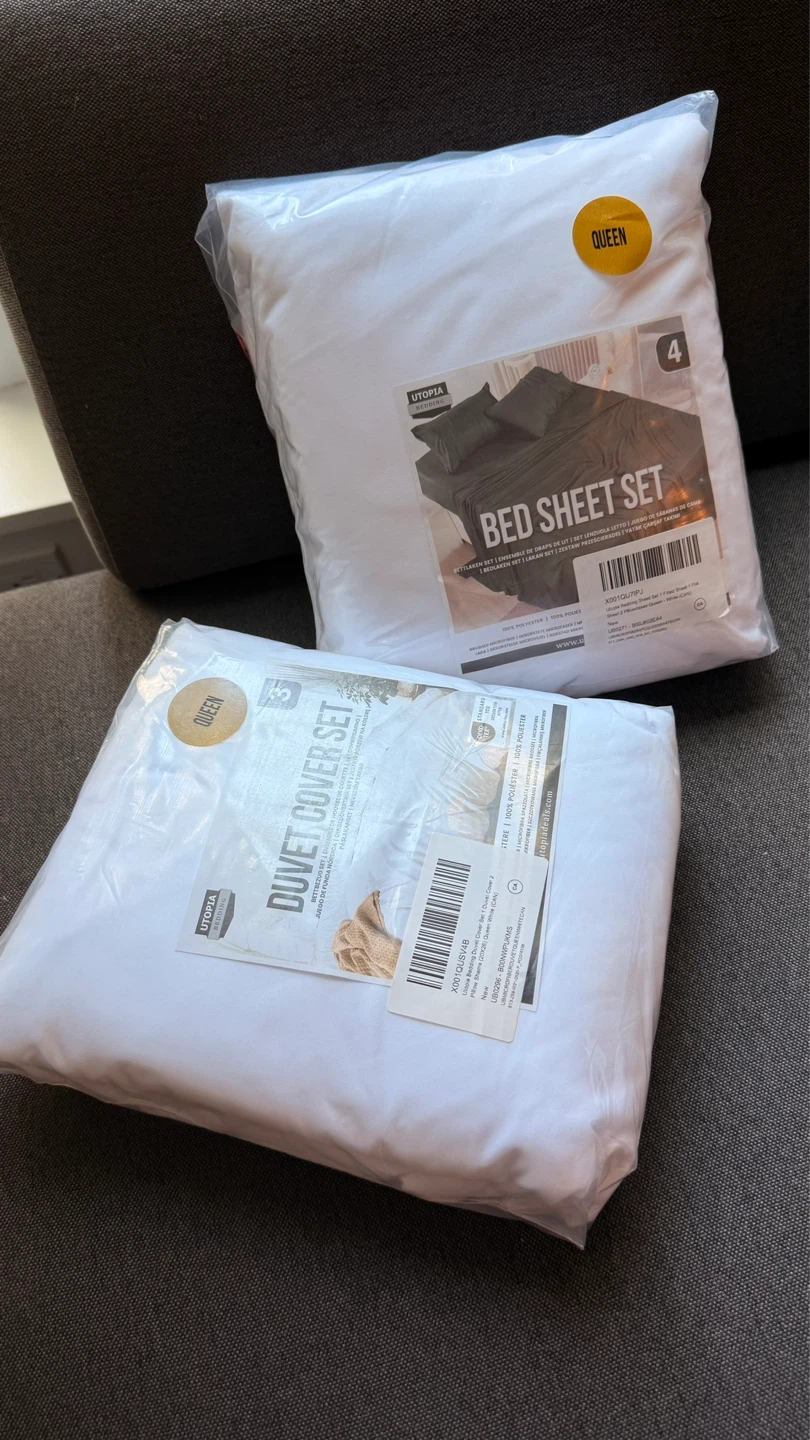 2 hosting kits: Queen and King bedding & towels sets - photo 3