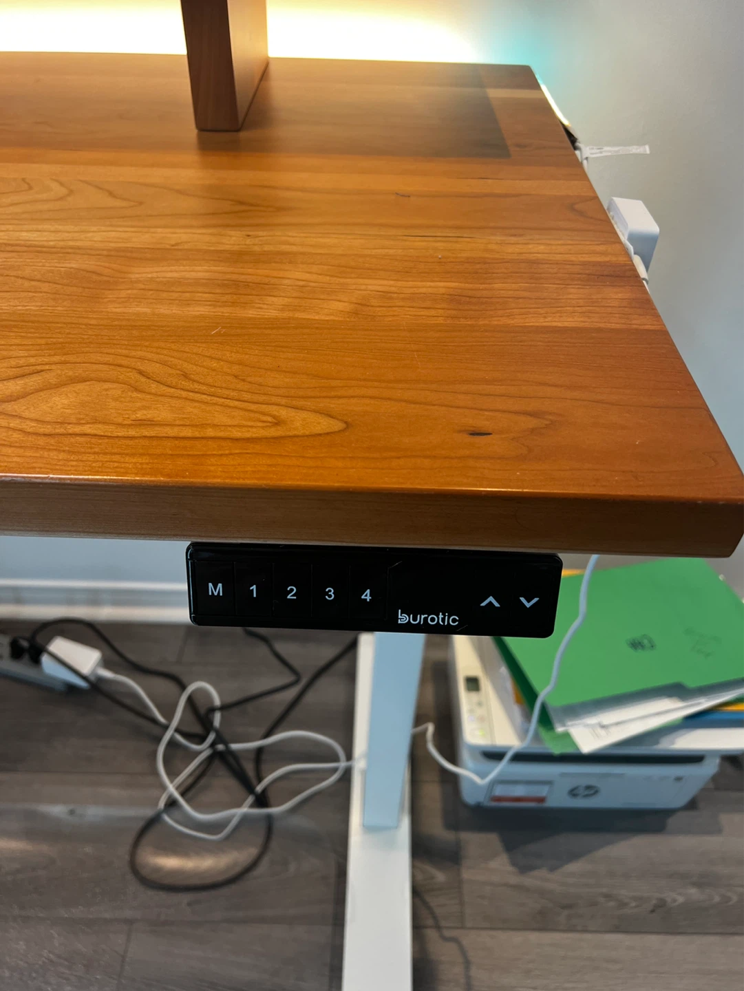 Solid Cherry Wood Standing Desk - photo 2